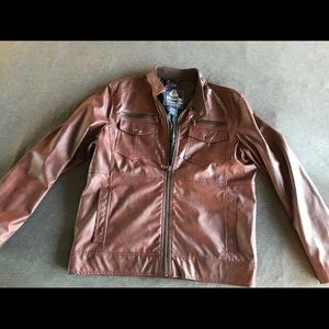 Faux leather jacket